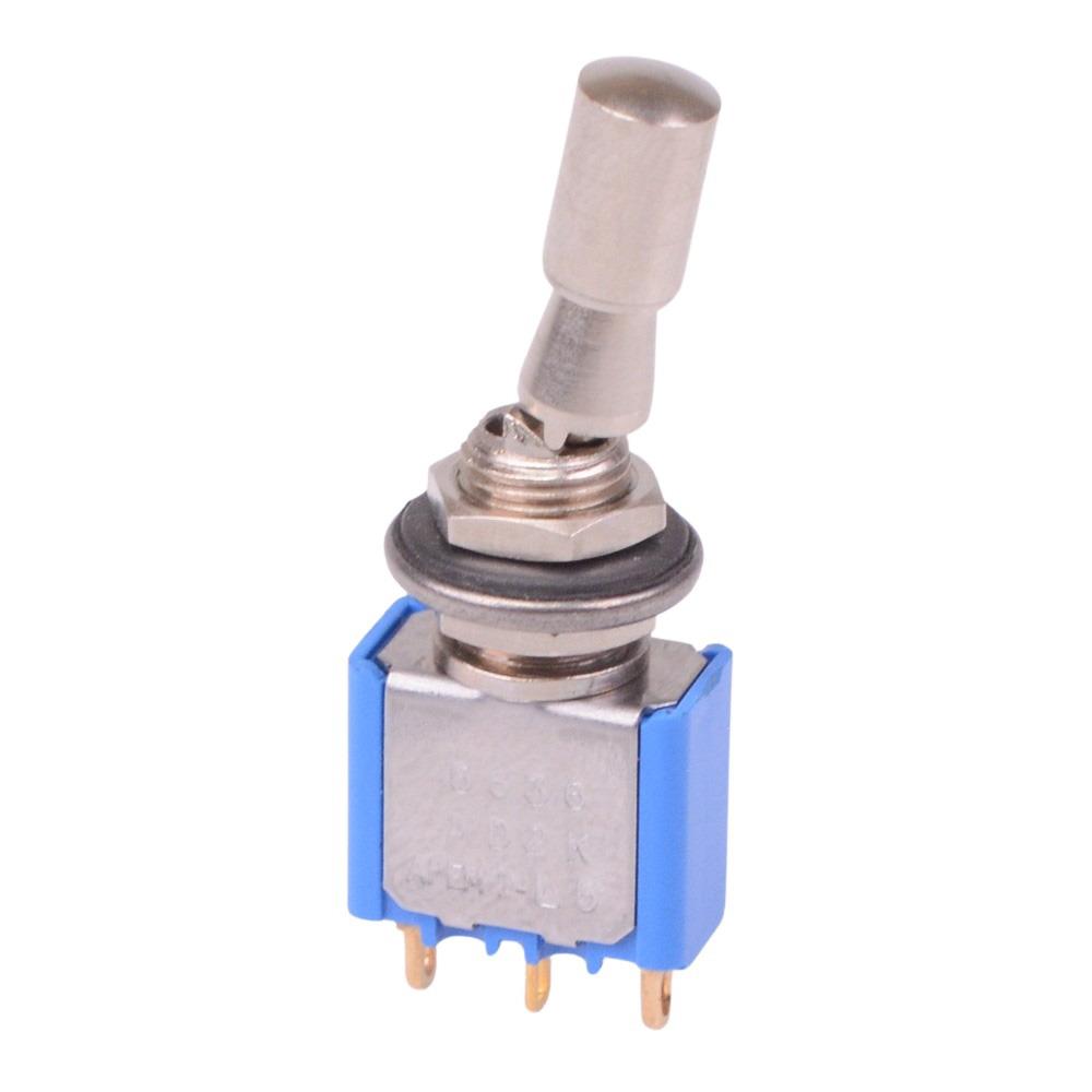 5636AD2K-1V APEM Locking Lever On-On Miniature Toggle Switch SPDT