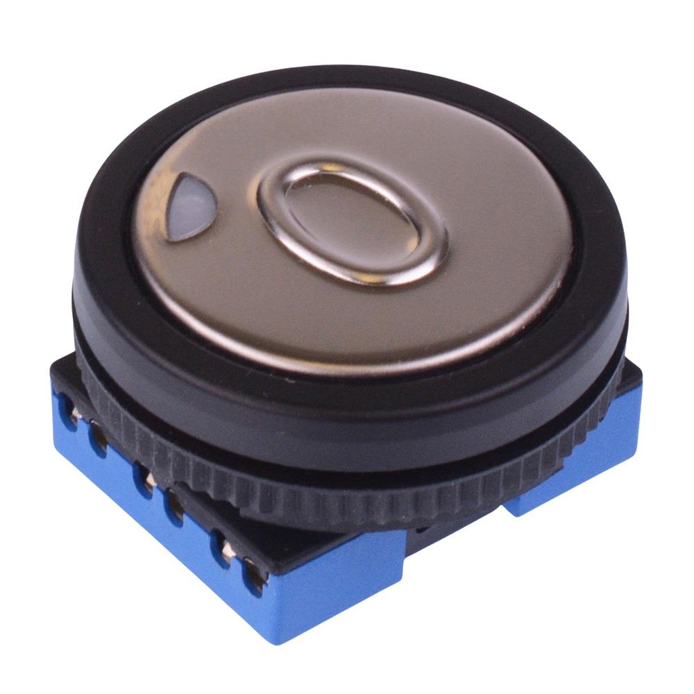 LPI5112R1K21700 APEM '0' Red 12V illuminated Large Actuator Push Button Switch IP53