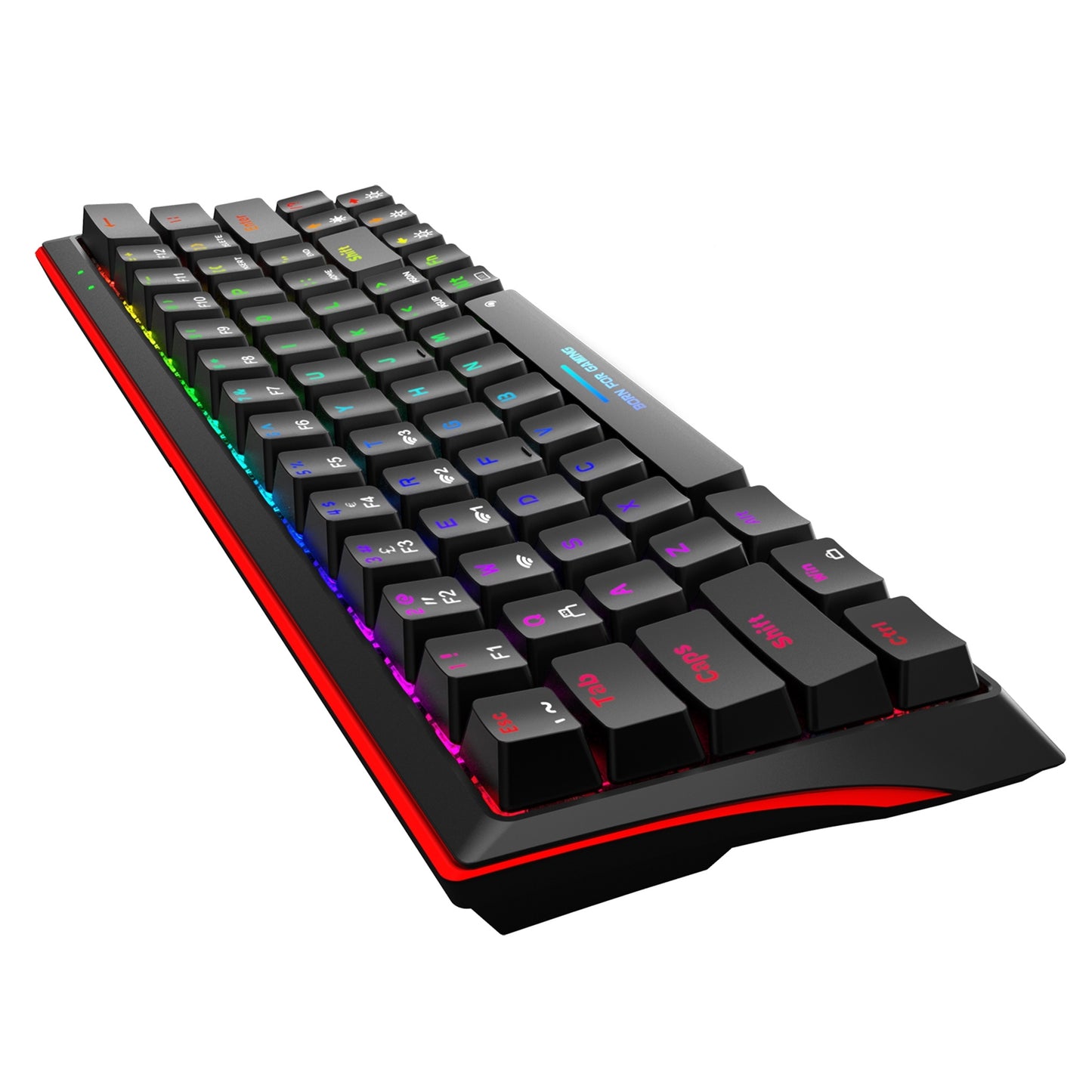 Marvo KG962W Wireless & Wired 60% Mechanical RGB Gaming Keyboard for PC / MAC / Android / iOS