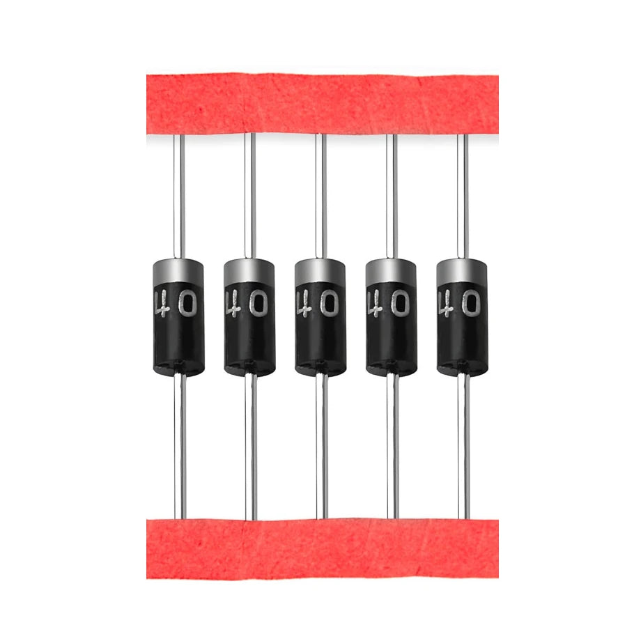 1N4001 Axial Rectifier Diode 1A 50V (5 Pack)