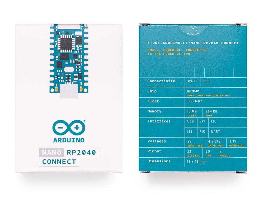 Arduino® Nano RP2040 Connect