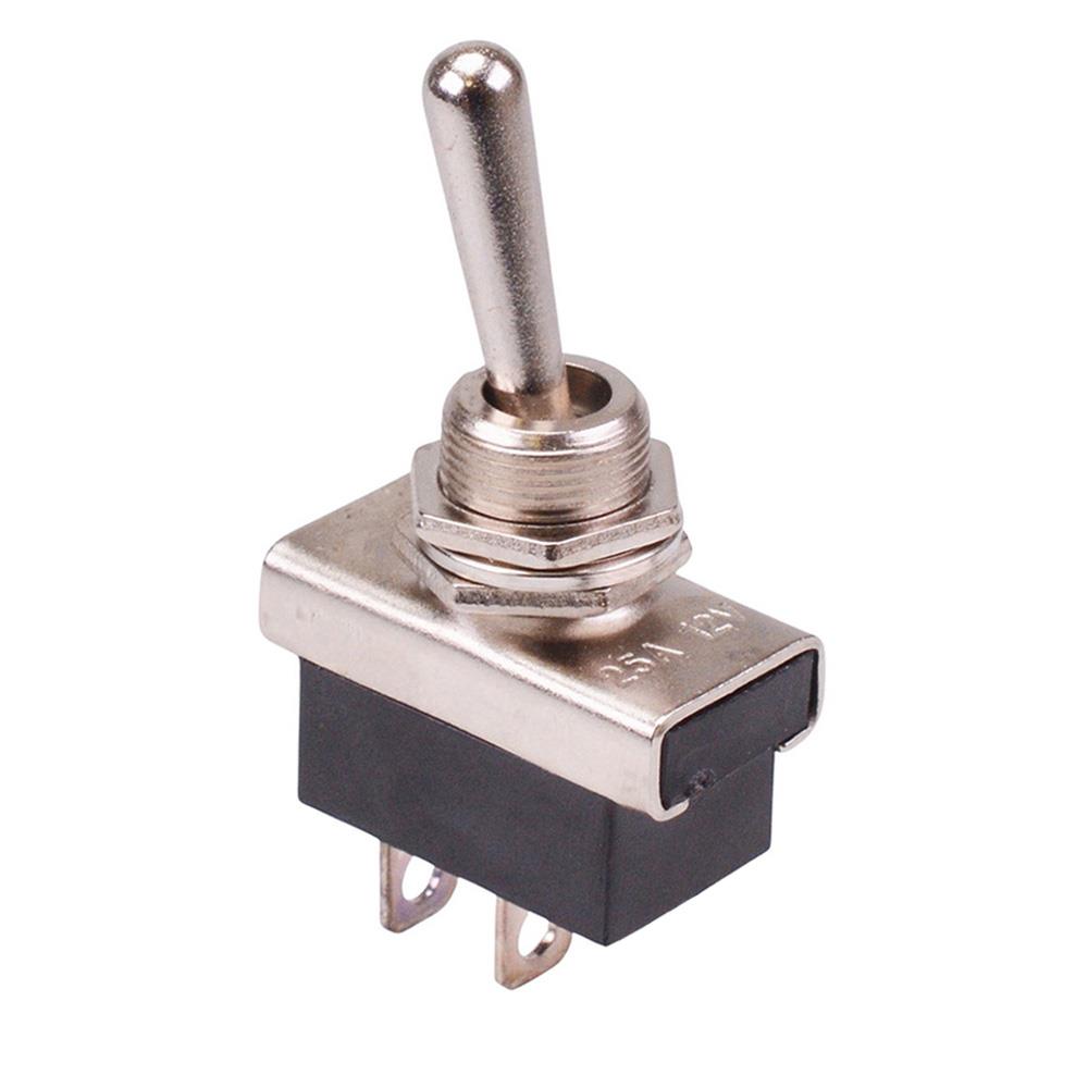 Off-(On) Momentary Toggle Switch SPST 12V 25A