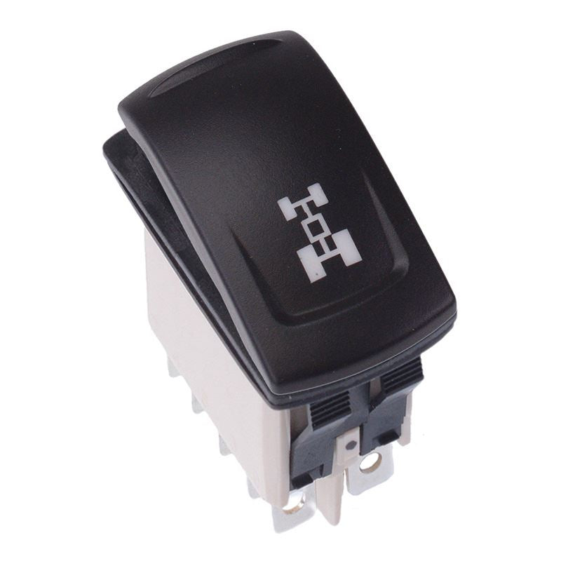 KR46CAKDDG22NXXXX48 Latching Red 12V LED Auto Rocker Switch DPDT IP68 APEM