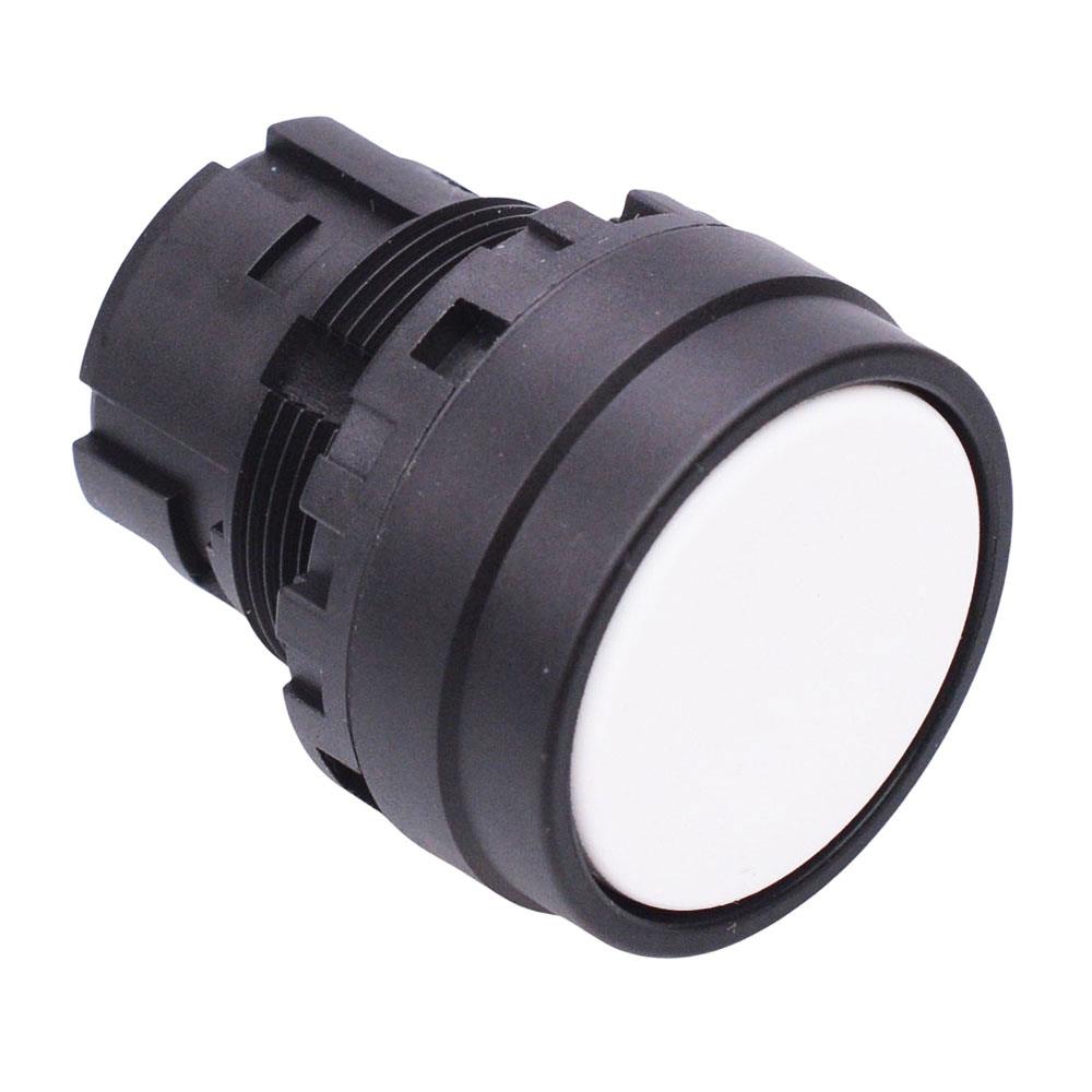 YW1B-M1W White 22mm Momentary Push Button Bezel for Non-illuminated IDEC