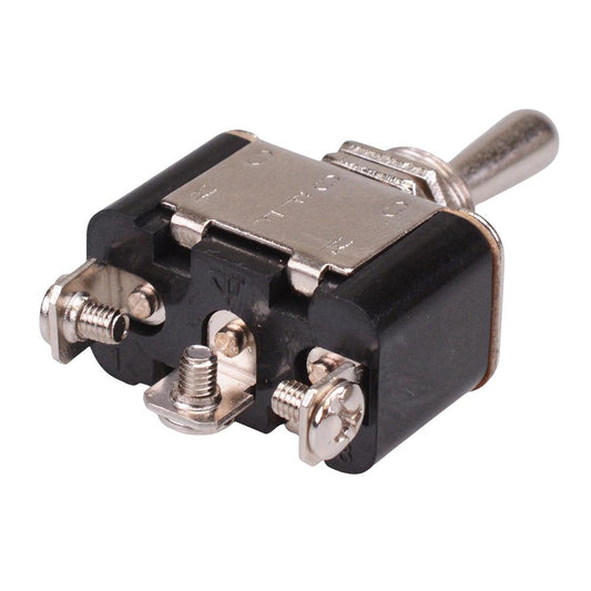 On-Off-On 12mm Toggle Switch Screw Terminals SPDT 15A
