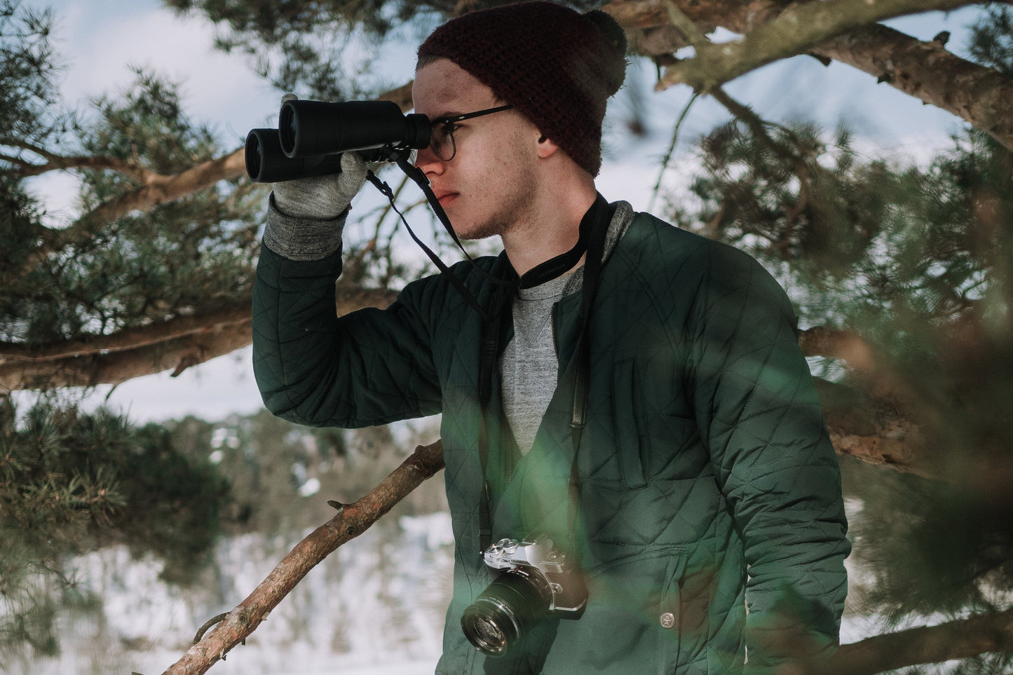 Olympus 12x50 EXPS I Binoculars - Black