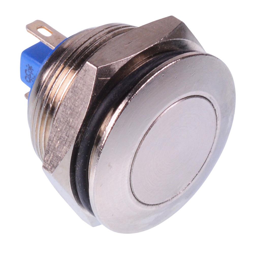 AV031003C200K APEM Off-(On) Momentary 22mm Flat Anti Vandal Push Button Switch SPST
