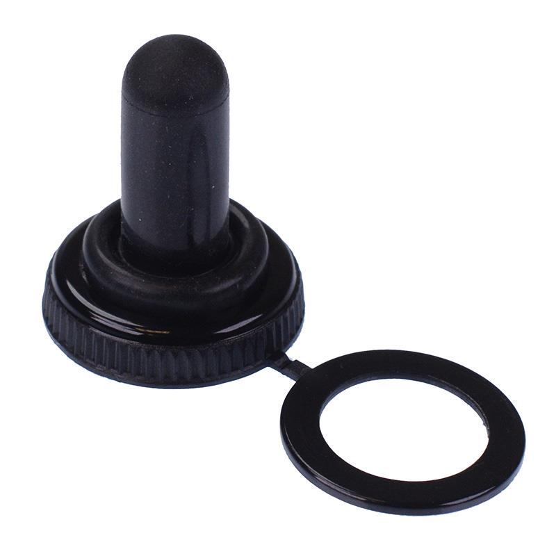 Black M12 Toggle Switch Cover W-70B