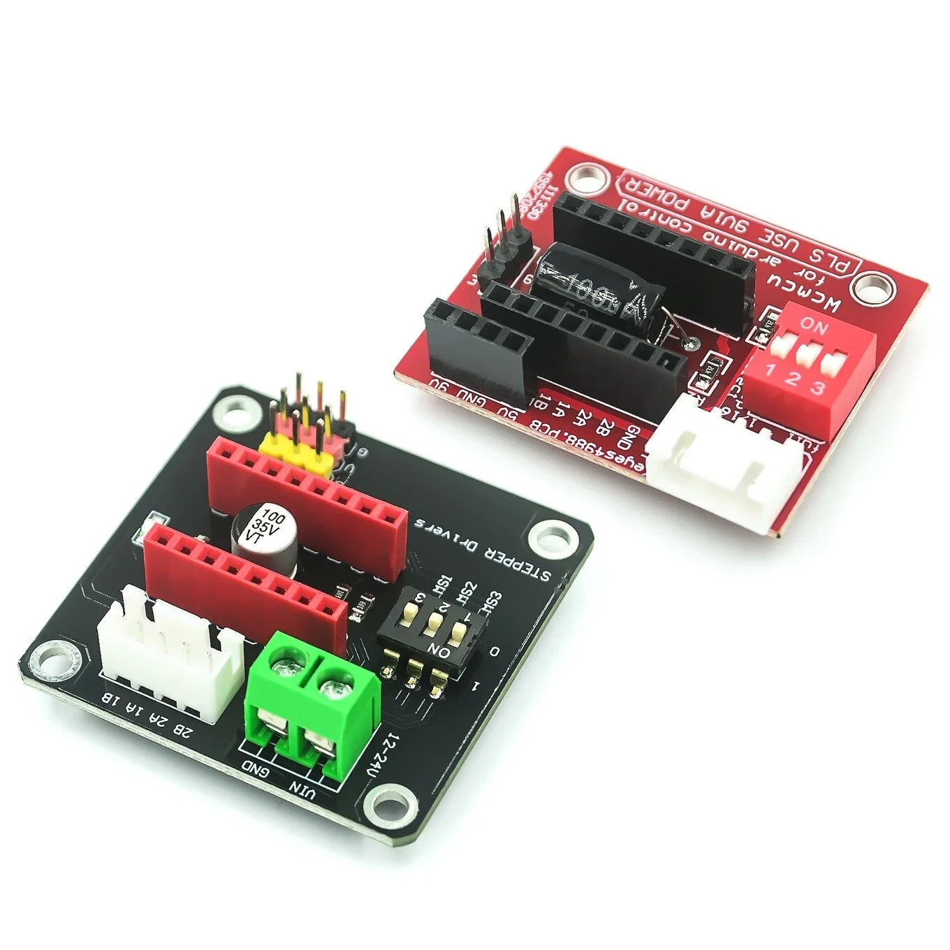 42 Stepper Motor Driver for DRV8825 and A4988, Red