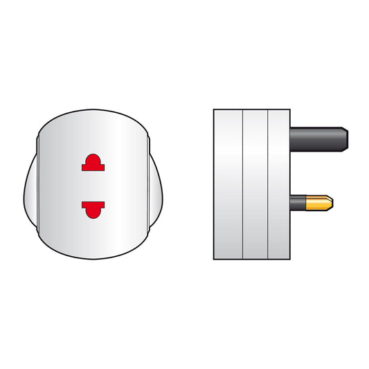 Mercury UK Mains Shaver Adaptor Plug 1A