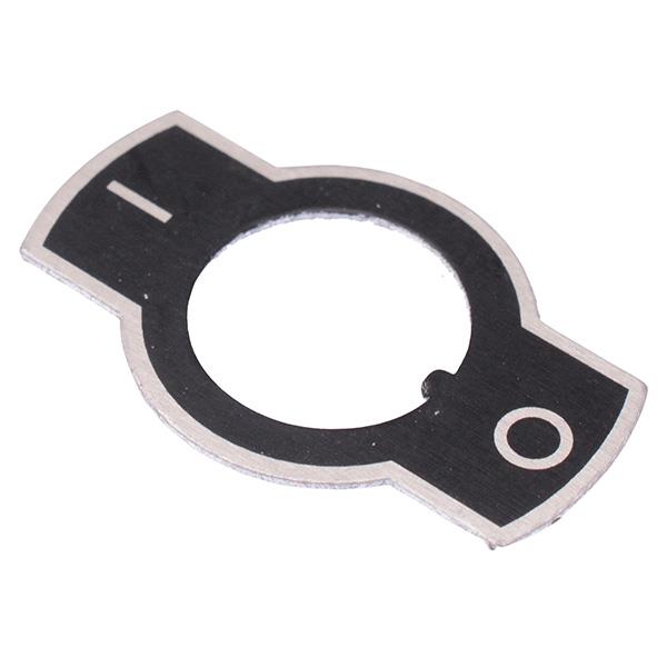 U1050 APEM Name Plate for 12mm Toggle Switch