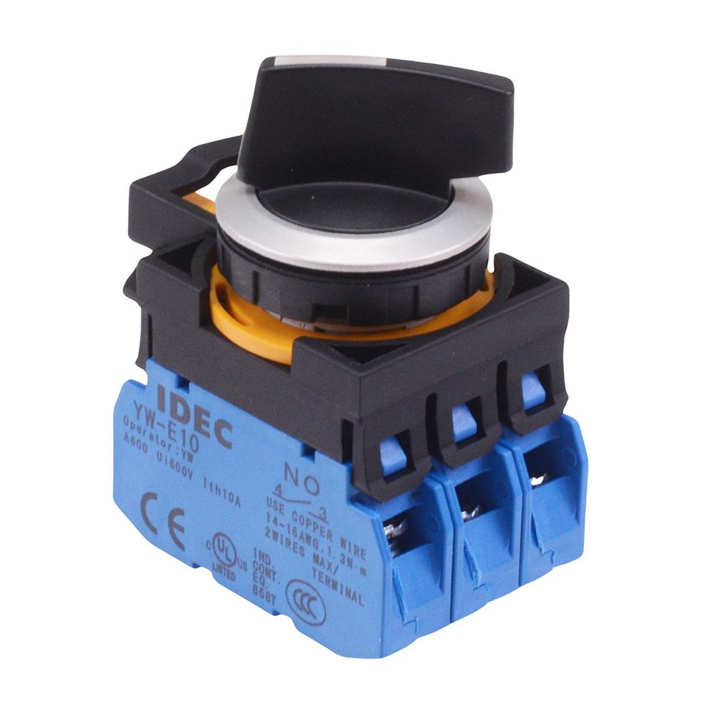 CW4S-3E30 3 Position Metallic Selector Switch3NO IP65 IDEC
