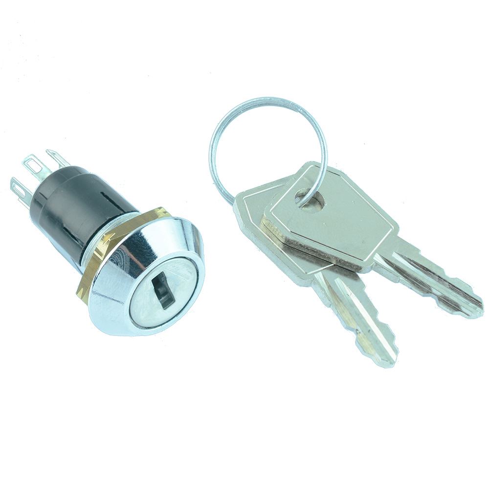 SRL-5-L-S-2 On-On Keylock Key Switch DPDT 1A 125V