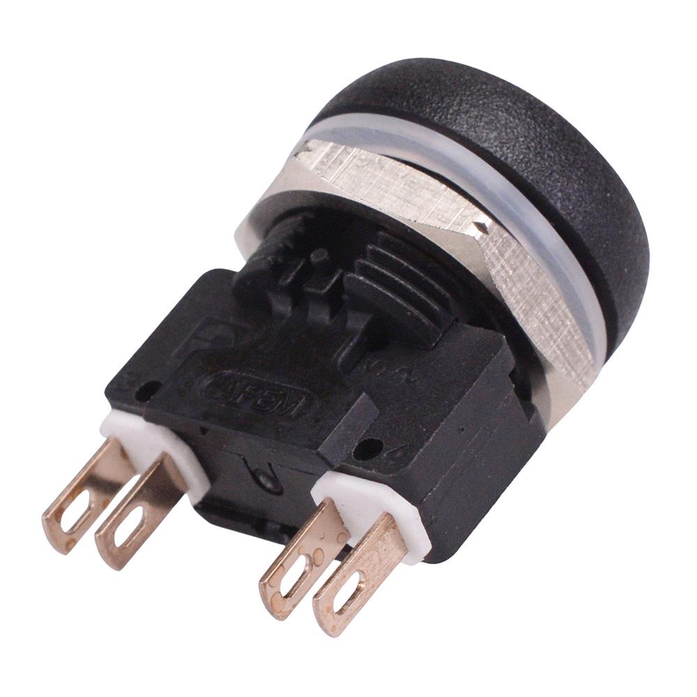 IRR8Z262 APEM Red Round 16mm Momentary Push Button Switch DPDT 5A IP67