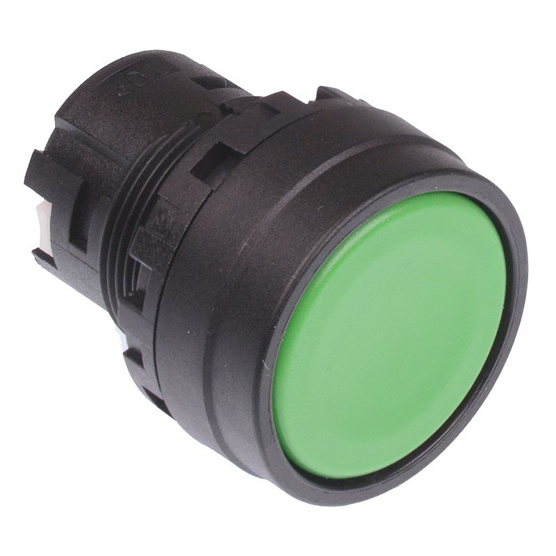 YW1B-A1G Green 22mm Maintained Push Button Bezel for Non-illuminated IDEC