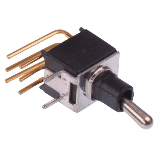TL42W005000 APEM On-(On) Momentary Subminiature Washable PCB Toggle Switch DPDT
