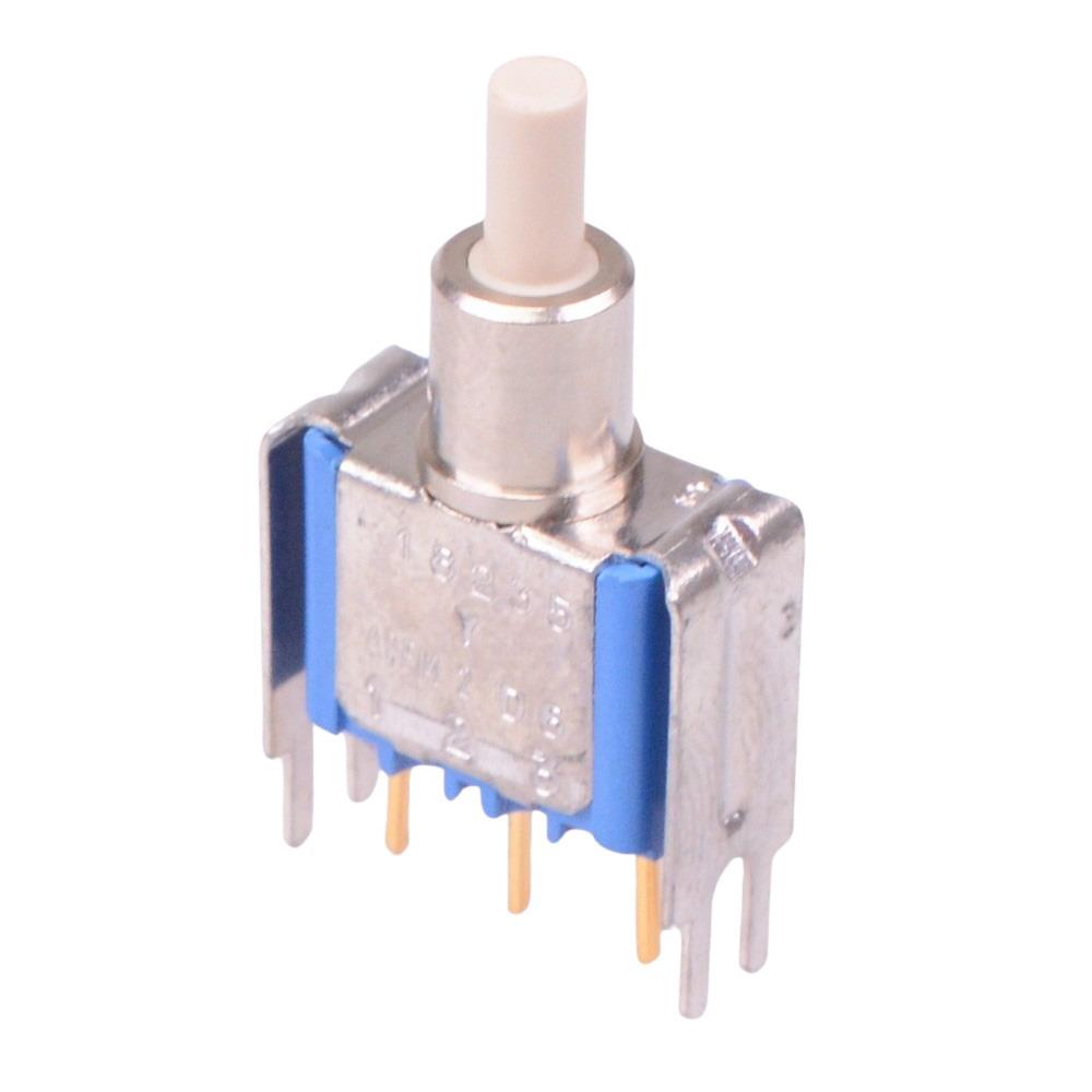 18235YCD5 On-(On) Momentary Bracket Mount Push Button Switch SPDT 0.1A 30VDC