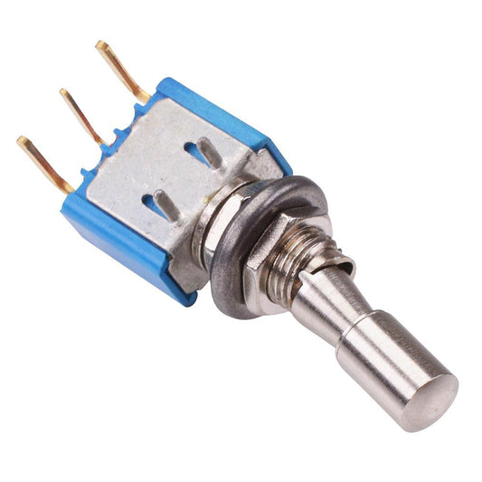 5232WADKB14VX386 APEM On-(On) Momentary Locking 6.35mm Miniature Toggle Switch SPDT 4A 30VDC
