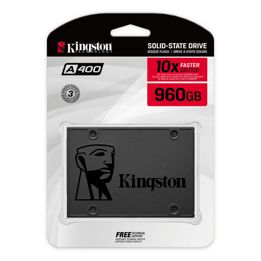 Kingston A400 960GB 2.5" SSD, SATA3