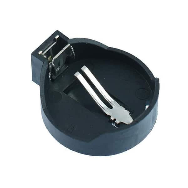 cr2032 coin battery holder with pcb pins