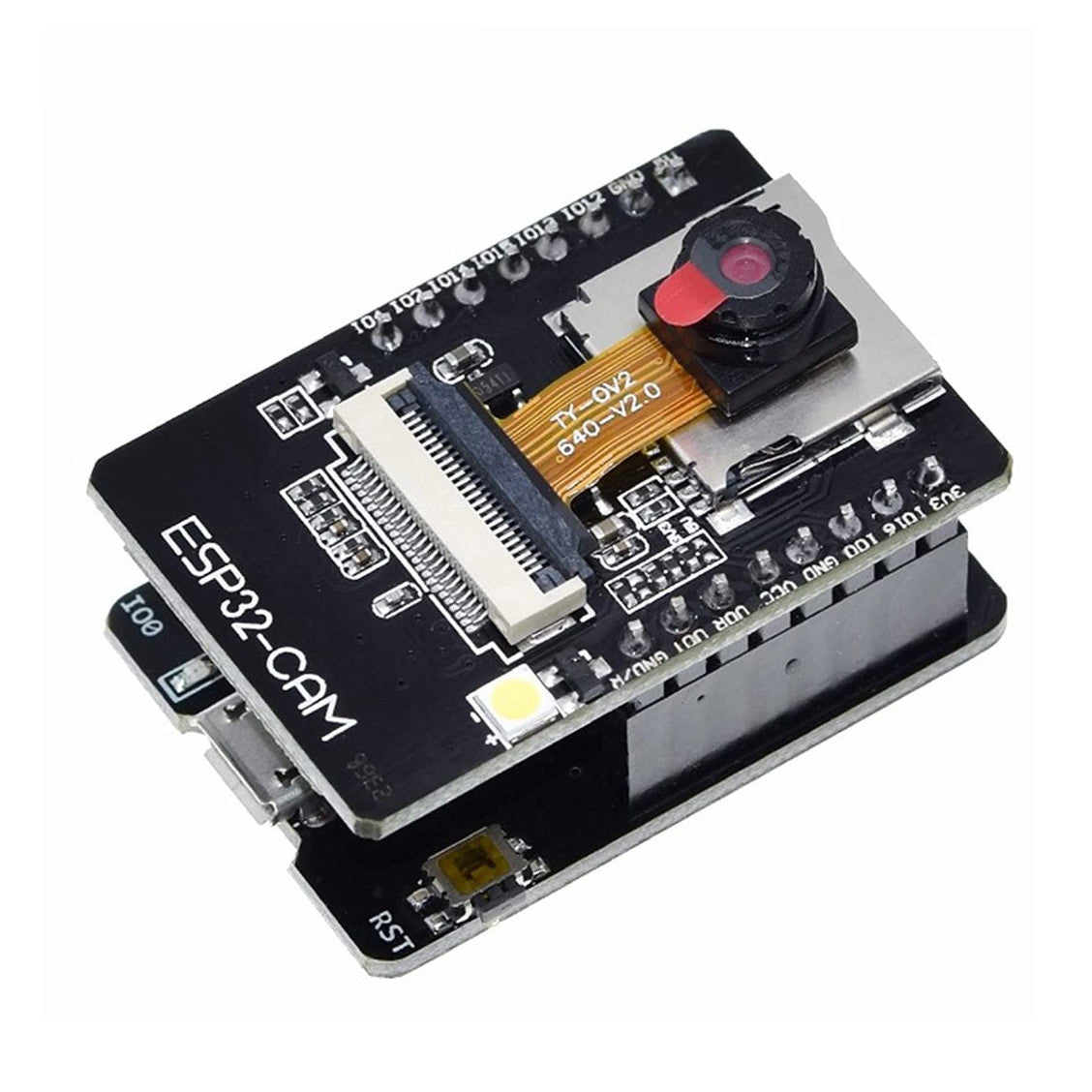 ESP32-CAM-MB Development Board With OV2640 Camera - WiFi Bluetooth, CH340G, 5V
