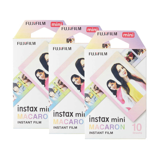 Fujifilm Instax Mini Instant Photo Film - Macaron 30 Sheets