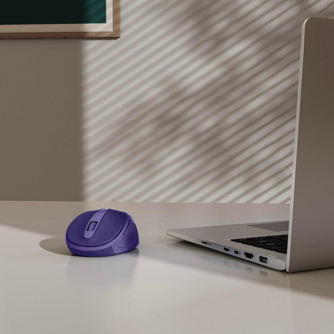 Hama WM-400 Mouse Office Right-Hand RF Wireless Optical 1600 DPI, Purple