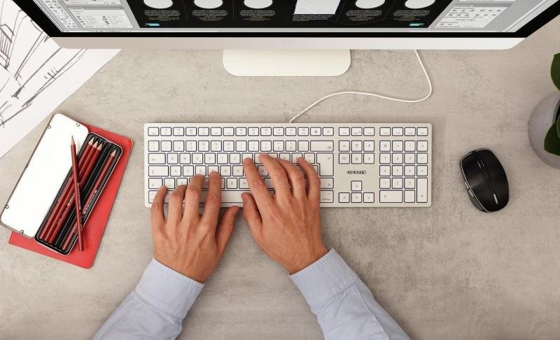 Cherry KC6000C Slim USB Type-C Keyboard For MAC