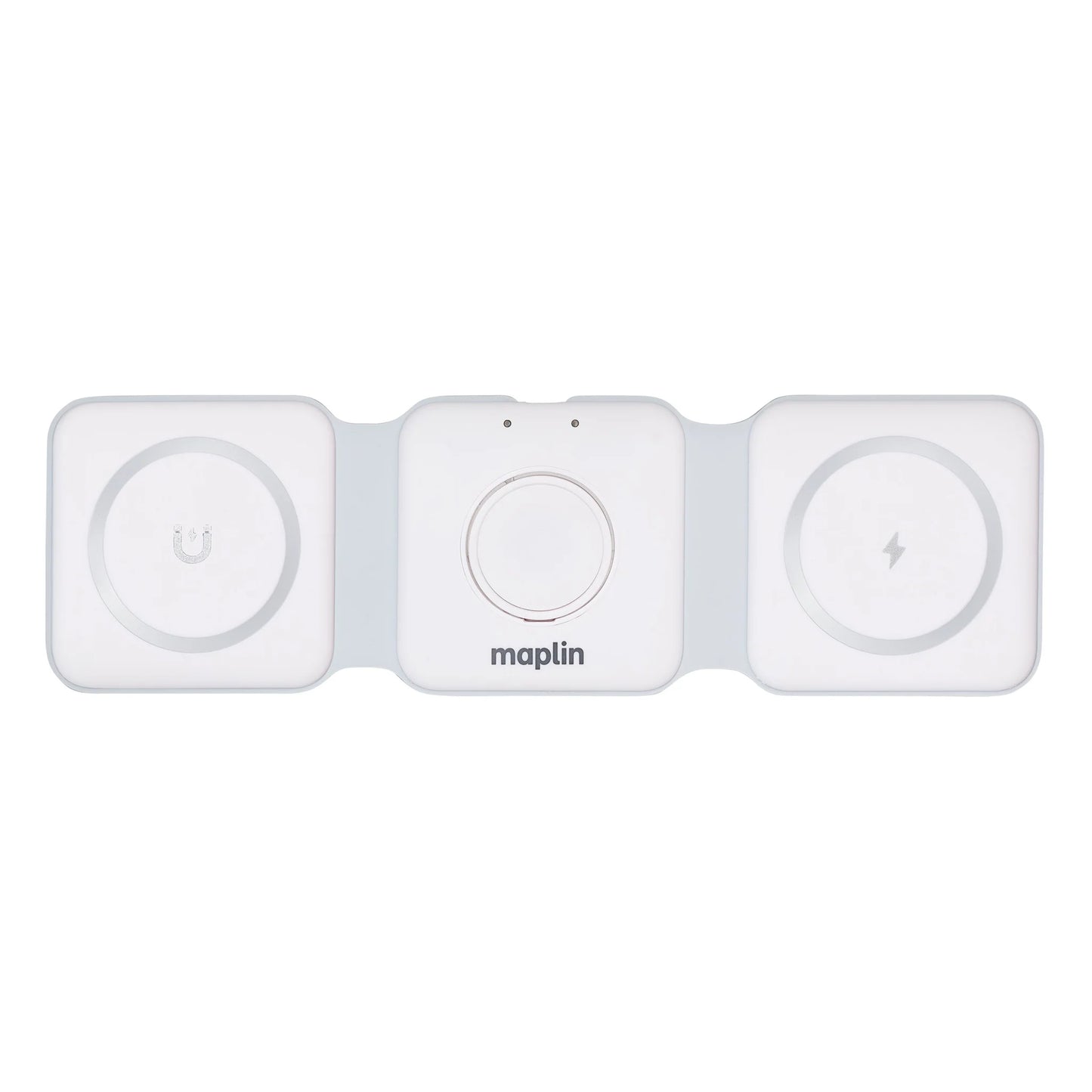Maplin 3-in-1 Magnetic Wireless Charging Matt for Phone/ Earbuds/ Watch