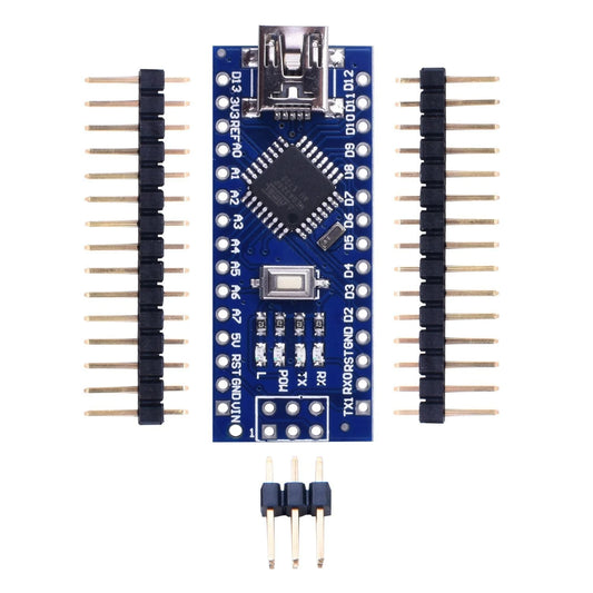 Arduino Nano V3.0 Compatible ATmega328P CH340 5V 16MHz, Mini USB, Unsoldered