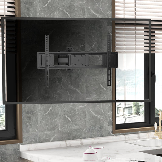 ProperAV TV Wall Bracket (37" - 70" / 35kg Capacity / VESA Max. 600x400) - Black