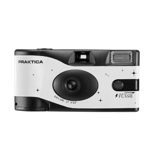 Praktica Single Use Disposable Colour Film Camera with Flash - Wedding White - Single