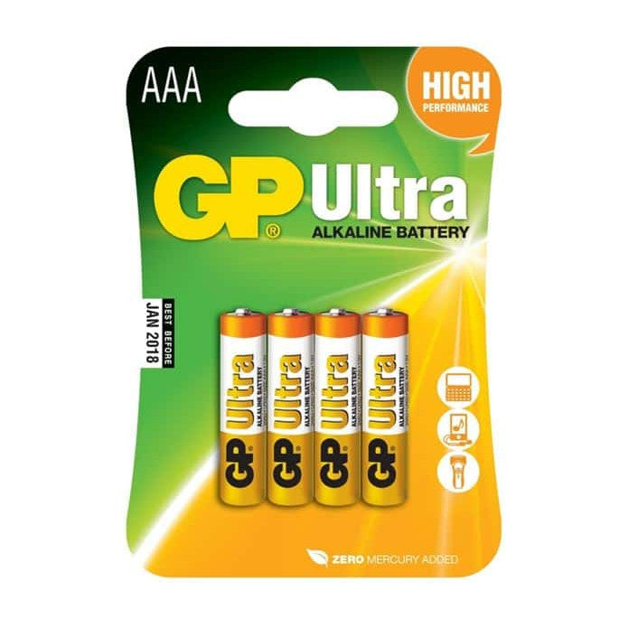 AAA GP Ultra Battery (4 Pack)
