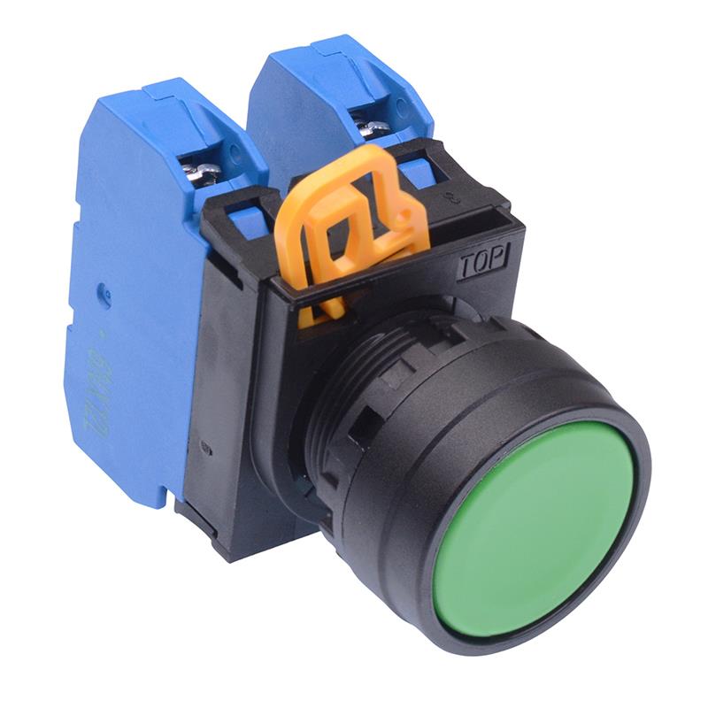 YW1B-A1E20G Green 22mm Maintained Push Button Switch 2NO IP65 IDEC