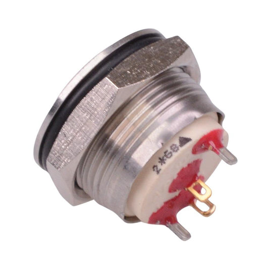 AV9SLD2487011K APEM Momentary 19mm White Power LED illuminated Vandal Push Button Switch IP67