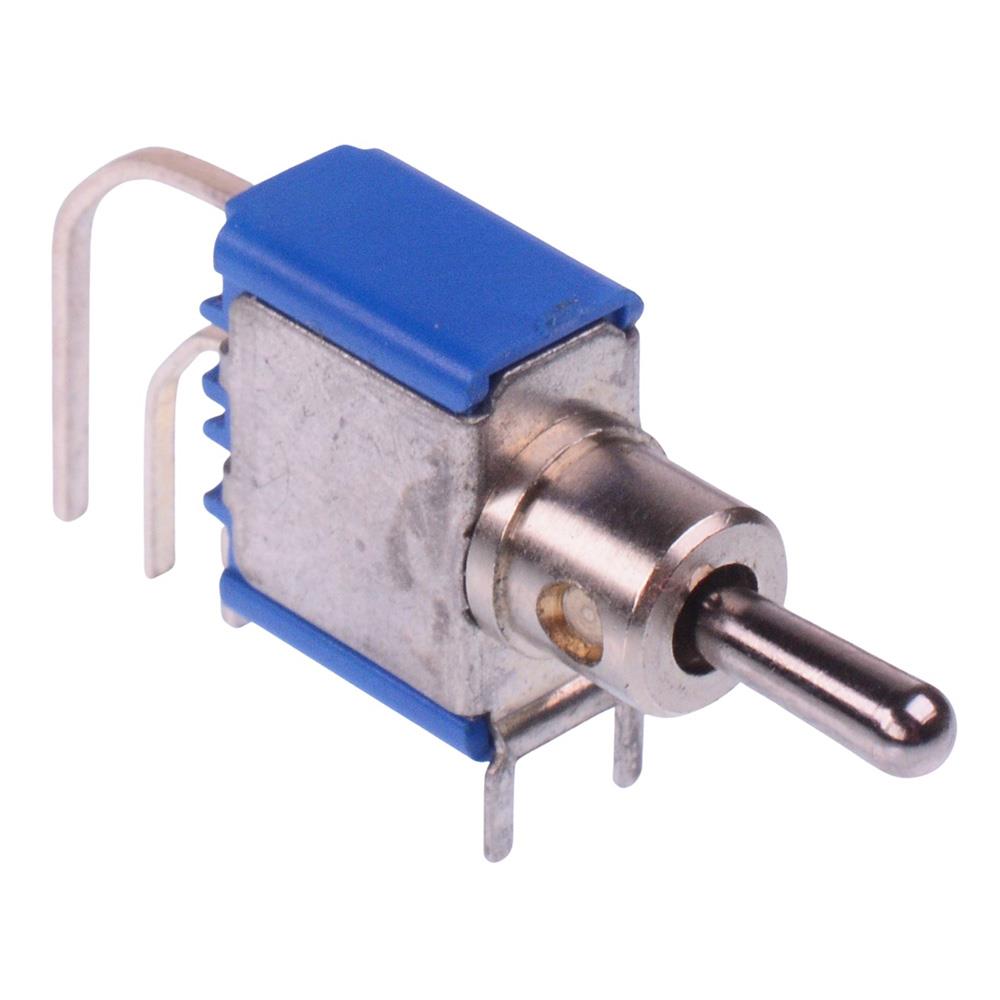5237WWAB16 APEM (On)-Off-(On) Momentary Miniature PCB Toggle Switch SPDT 4A 30VDC