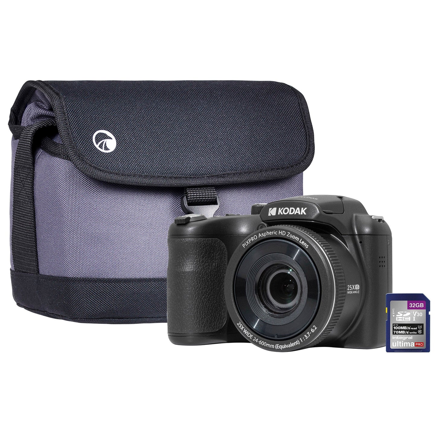 Kodak PIXPRO AZ255 16MP 25x Astro Zoom Bridge Camera - Black