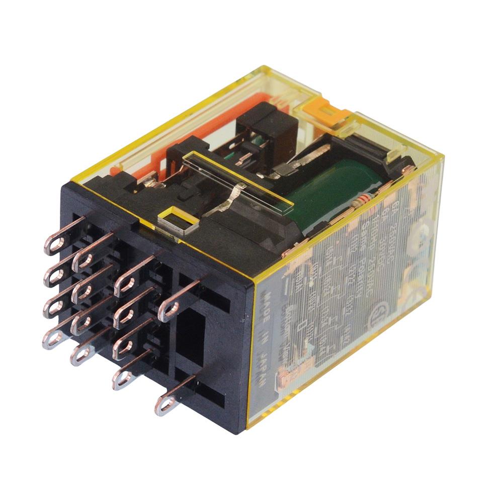 RU4S-D-D24 24VDC Plug In Power Relay with Diode 6A 4PDT IDEC