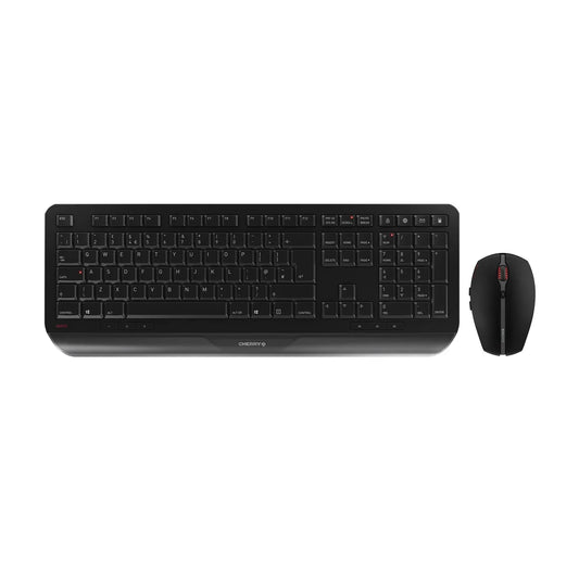Cherry GENTIX Desktop Wireless Keyboard & Mouse Combo Set, Black