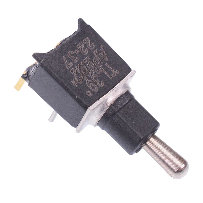 TL39W005000 On-Off-On Sub-Miniature Right Angle Horizontal PCB Toggle Switch SPDT APEM