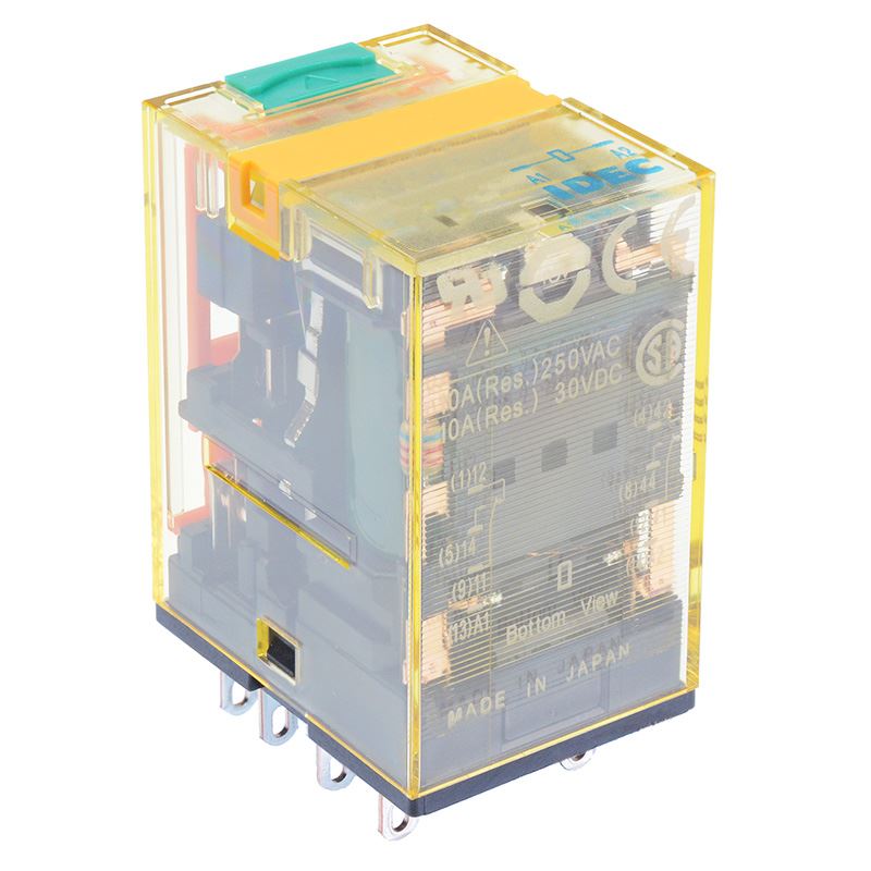 RU2S-D24 24VDC IDEC Plug In Power Relay 10A DPDT IDEC