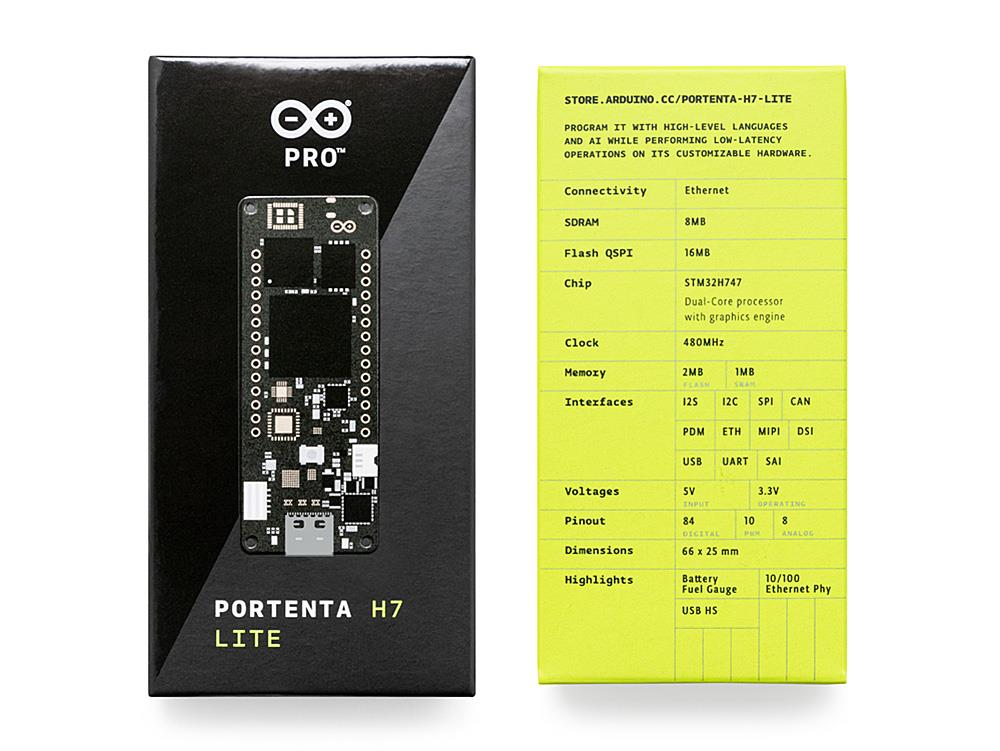 Arduino® Portenta H7 Lite