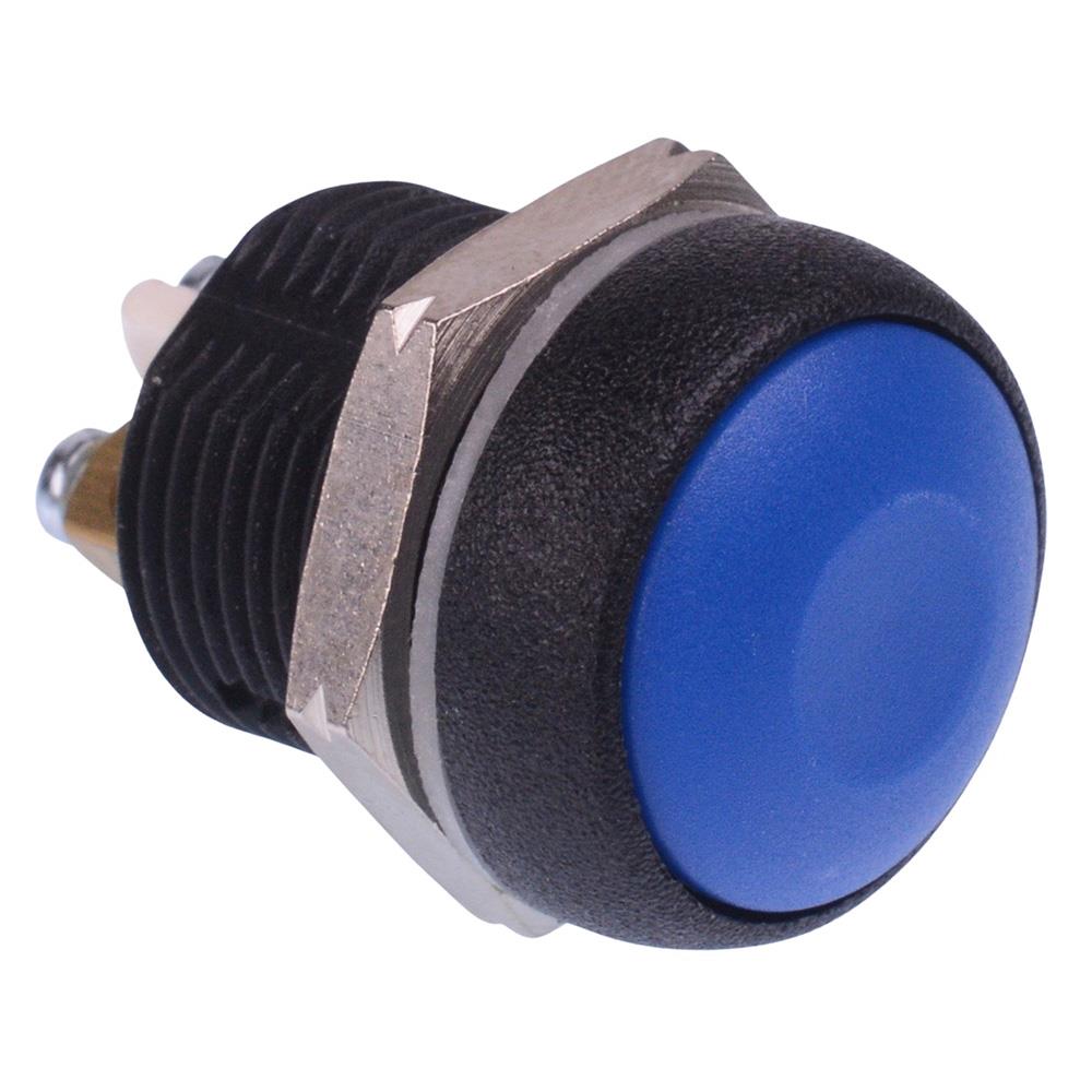 IRR3V2B2 APEM Dark Blue Round 16mm Momentary NO Push Button Switch IP67