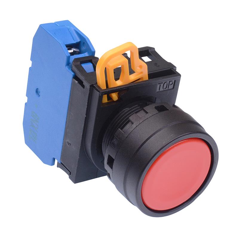 YW1B-A1E10R Red 22mm Maintained Push Button Switch NO IP65 IDEC