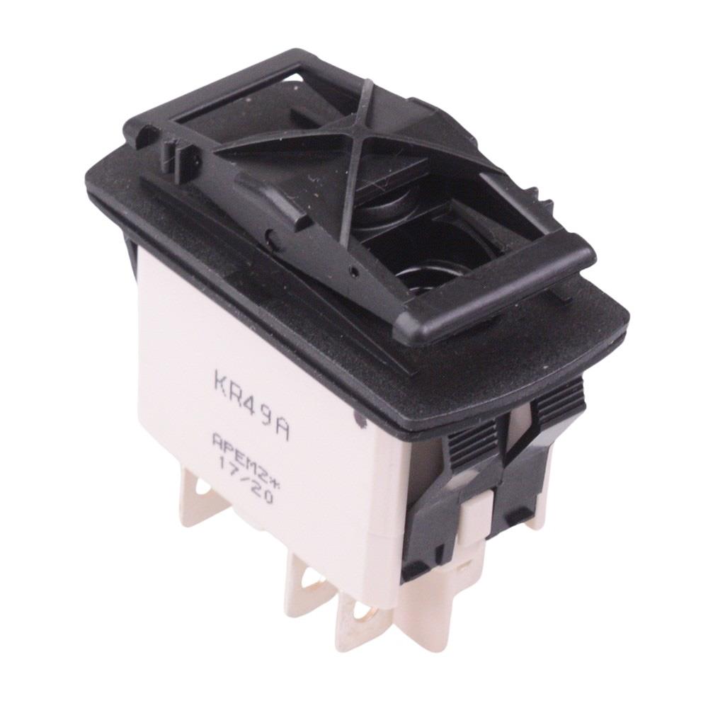 KR492AKXXA On-Off-On 24V Auto Rocker Switch DPDT IP68