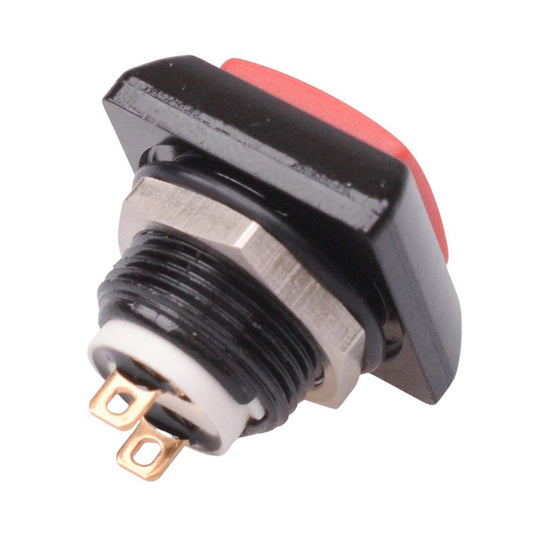 ICC3SAD6 APEM Red Square Momentary NO 12mm Push Button Switch SPST IP67