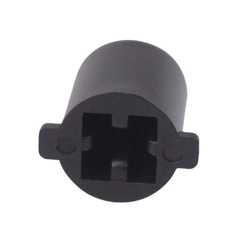 Black Round 6.6 x 8.0mm PCB Push Button Switch Cap