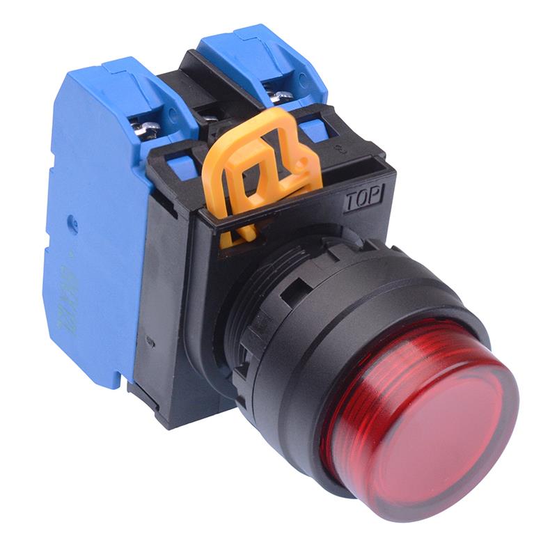 YW1L-M2E20Q4R Red 24V illuminated 22mm Momentary Push Button Switch 2NO IP65 IDEC