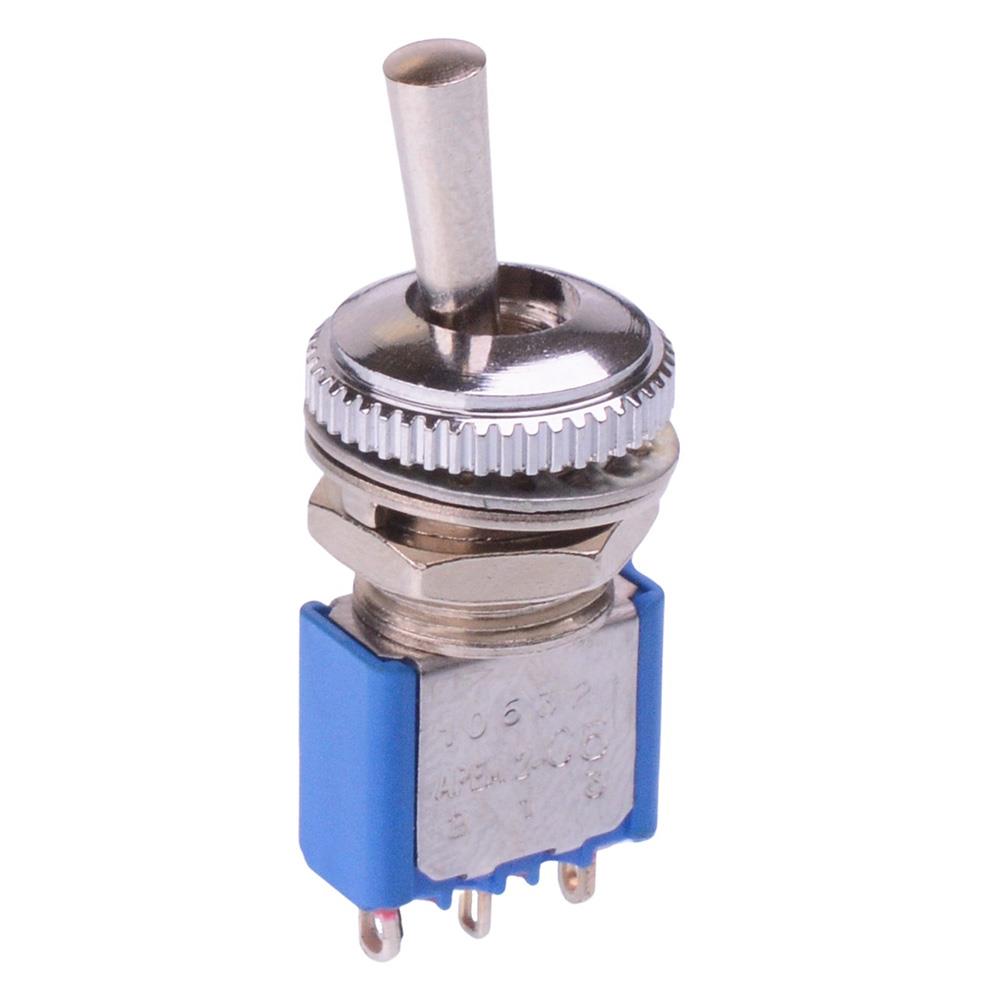 106322103 APEM On-(On) Momentary Professional 10mm Toggle Switch SPDT 3A 24VDC
