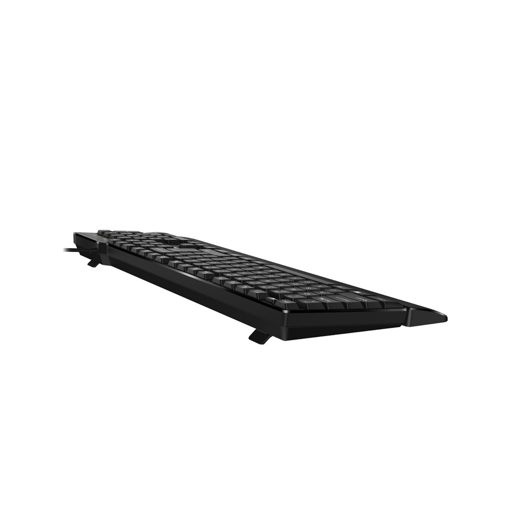 Genius KB-100XP UK USB Wired Keyboard With Palm Rest Black